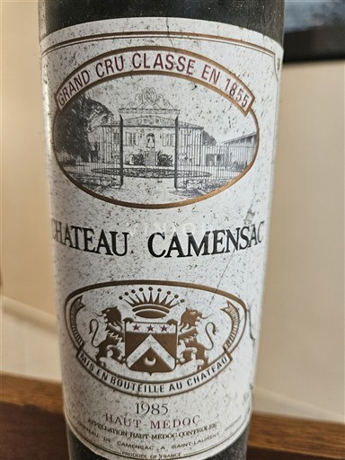 Bordeaux Haut-Médoc Grand Cru Château Camensac 1985