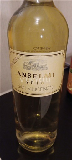 Vénétie Veneto Anselmi San Vincenzo 2018