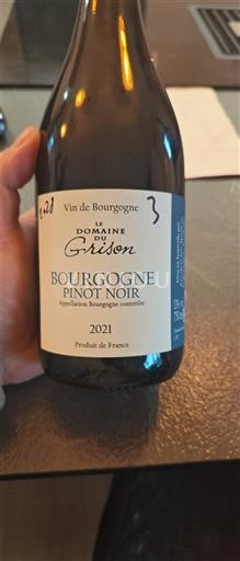 Bourgogne Domaine Grison Pinot Noir 2021