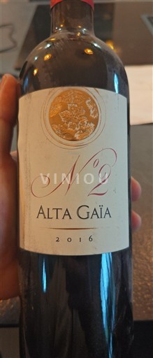 Vina Rouge sec N°2 Alta Gaïa 2016 Francija Languedoc in Roussillon Pays d'Oc IGP