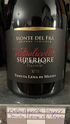 Vénétie Valpolicella Monte del Frà Valpolicella Superiore 2022
