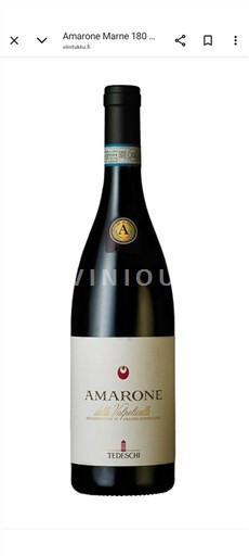 Vénétie Amarone della Valpolicella Tedeschi Marne 180 2019
