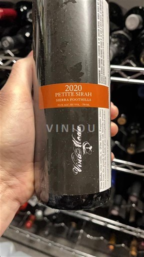 Vùng trồng nho được cấp phép California Sierra Foothills Vina Moda Petite Sirah 2020