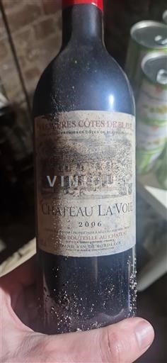 Bordeaux Không được chỉ định Château La Voie 2006