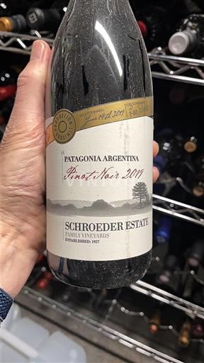 Patagonia Unspecified Schroeder Estate Pinot Noir 2019
