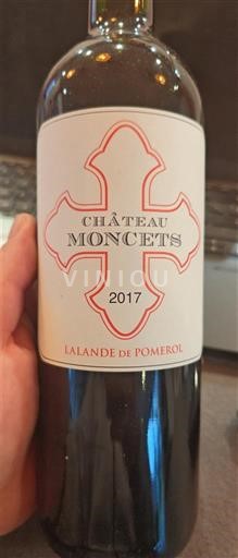 Bordeaux Lalande-de-pomerol Château Moncets 2017