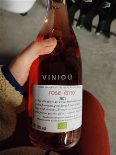 Loire-dalen Rosé d'Anjou Domaine Bois Moiré Rosé Émoi 2023