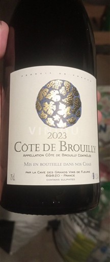 Beaujolais Côte-de-brouilly Cave des Grands Vins de Fleurie 2023