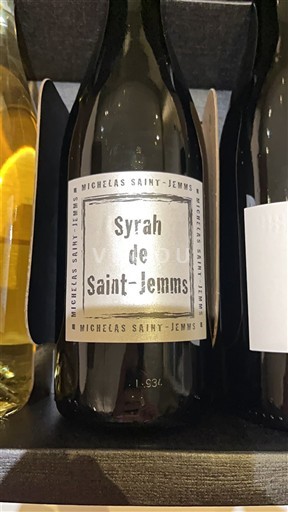 Alps and Rhone Valley Rhône Hills Michelas Saint Jemms Syrah de Saint-Jemms 2021