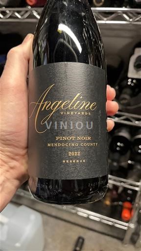 Vùng trồng nho được cấp phép California Mendocino Angeline Vineyards Reserve Pinot Noir 2022