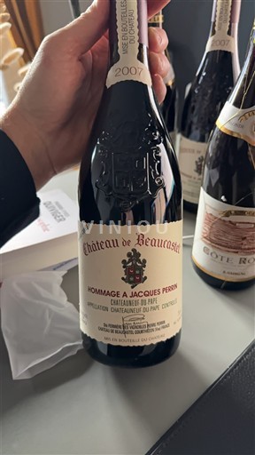 Valle del Rodano Châteauneuf-du-Pape Château Beaucastel Hommage à Jacques Perrin 2007