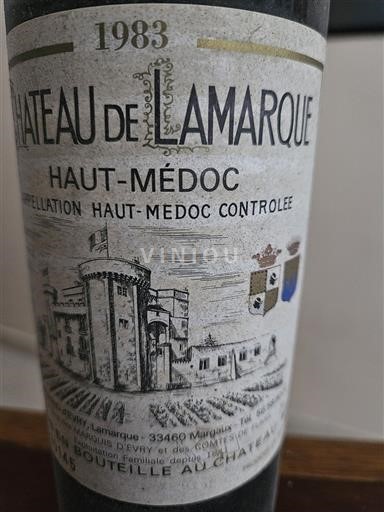Bordeaux Haut-Médoc Château Lamarque 1983