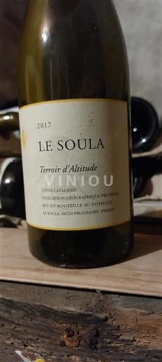 Vina Blanc sec Terroir d'Altitude Le Soula 2017 Francija Languedoc in Roussillon Katalonske obale IGP