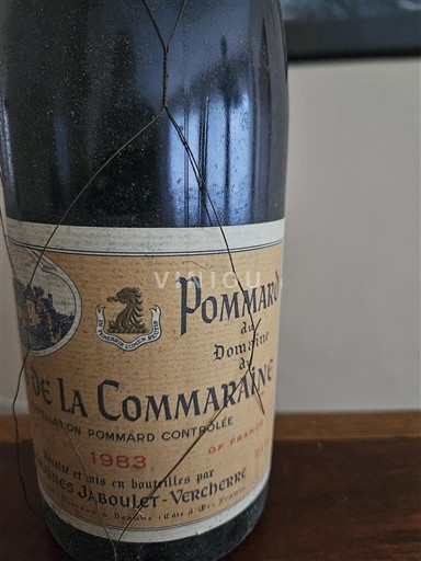Bourgogne Pommard Domaine La Commaraine 1983