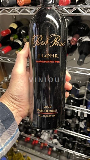 Vùng trồng nho được cấp phép California Paso Robles J. Lohr Proprietary Red Blend 2020