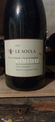 Vina Rouge sec Le Soula 2015 Francija Languedoc in Roussillon Katalonske obale IGP