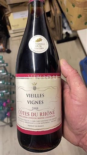 Rhône Valley Côtes-du-Rhône Uccoar s a negociant Vieilles Vignes 2008