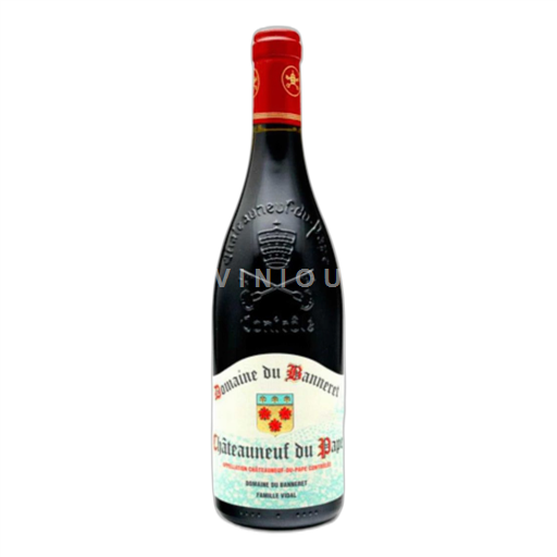 Vin Rouge sec Domaine BANNERET 2021 France Vallée du Rhône Châteauneuf-du-pape AOC