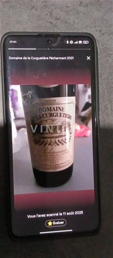 Viinit Rouge sec Domaine La Curguetière 2021 Ranska Lounais-Ranska Pécharmant AOC