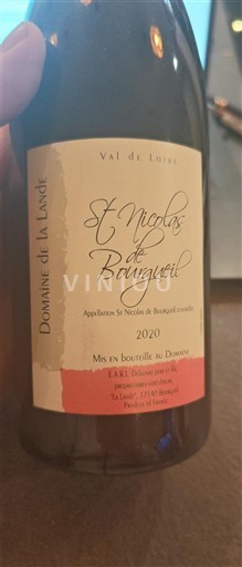 Valle della Loira Saint-Nicolas-De-Bourgueil Domaine La Lande 2020