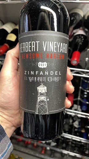 Vùng trồng nho được cấp phép California Không được chỉ định Herbert Vineyard Newsome Harlow Zinfandel 2021