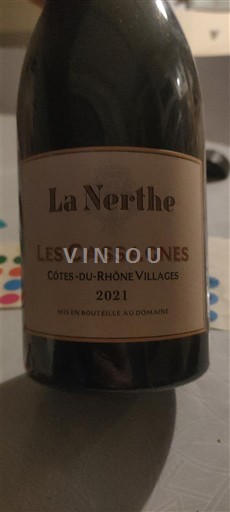 Thung lũng Rhône Côtes-du-rhône-villages La Nerthe Les Cassagnes 2021