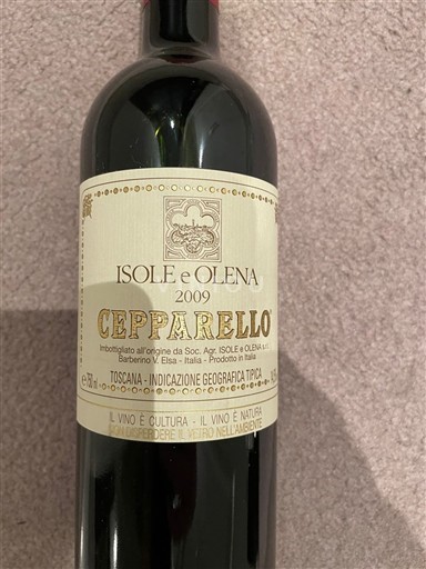 Toscana Không được chỉ định Isole e Olena Cepparello 2009