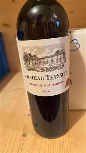 Bordeaux Montagne-saint-émilion Château Teyssier 2016