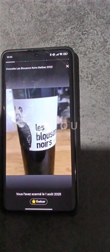 Viinit Rouge sec Les Blousons Noirs Vinovalie 2022 Ranska Lounais-Ranska Cahors AOC