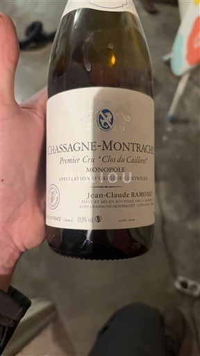 Burgundy Chassagne-Montrachet Premier Cru Jean-Claude Ramonet Clos du Cailleret Monopole Non-Vintage