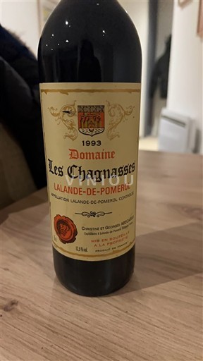 Burdeos Lalande-de-Pomerol Domaine Les Chagnasses 1993