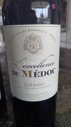 Bordeaux Médoc L'excellence du Médoc Ikke årgangsbestemt