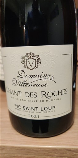 Languedoc Pic-saint-loup Domaine Villeneuve Chant des Roches 2021