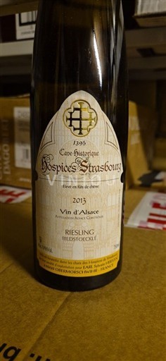 Alsácia Cave historique des Hospices de Strasbourg Riesling Mildiouckle 2013