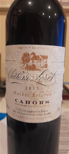 Tây Nam Cahors Château Leret Malbec Réserve 2015