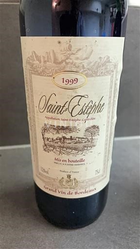 Bordeaux Saint-Estèphe Caves ambares 1999