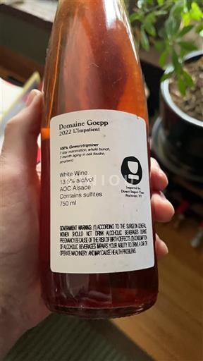 Alsace Alsace Grand Cru Domaine Goepp Gewurtztraminer 2022