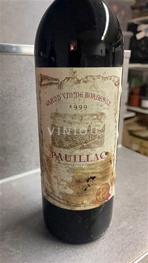 Bordeaux Pauillac Caves JTAF 1999