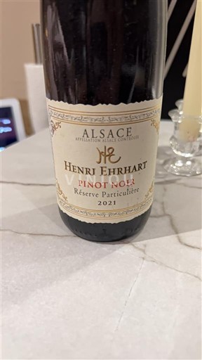 Alsácia Henri Ehrhart Réserve Particulière 2021