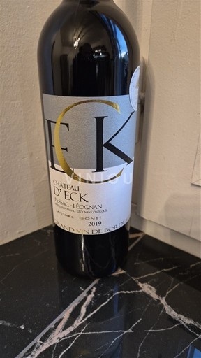 Bordeaux Pessac-Léognan Château Eck 2019