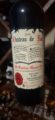 Bordeaux Saint-Émilion Grand Cru Grand Cru Château Rol 2016