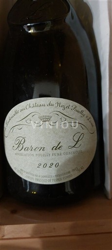Vallée de la Loire Pouilly-fumé Château Nozet Baron de L 2020