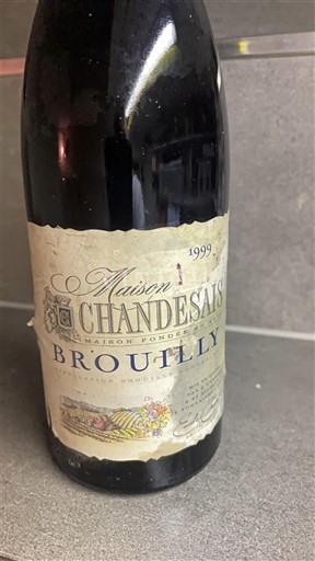 Beaujolais Brouilly Maison Chandesais 1999