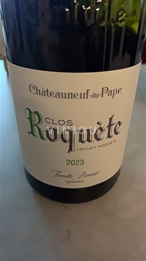 Valle del Rodano Châteauneuf-du-Pape Clos Roquète Lieu-dit Roquète 2023