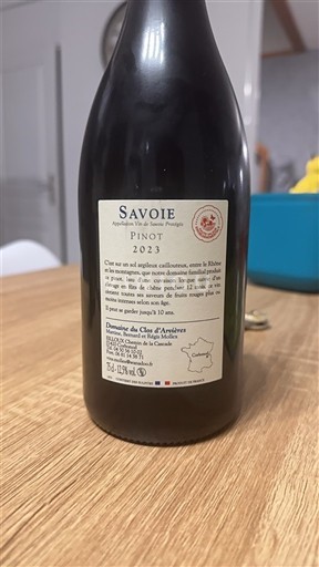 Víno Rouge sec Domaine Clos d'Arbères 2023 Francie Savojsko a Bugey Savojsko (víno z) AOC