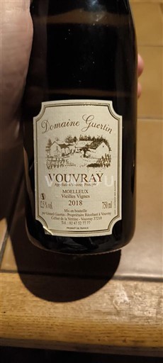 Valle della Loira Vouvray Domaine Guertin Vieilles Vignes 2018