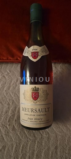 Bourgogne Meursault Jean Henry 1966