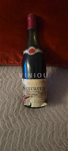 Bourgogne Mercurey Château Etroyes 1962