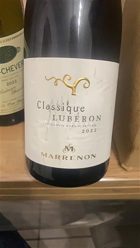 Thung lũng Rhône Luberon Marrenon Classique 2022