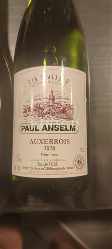 Alsace Paul Anselm 2020